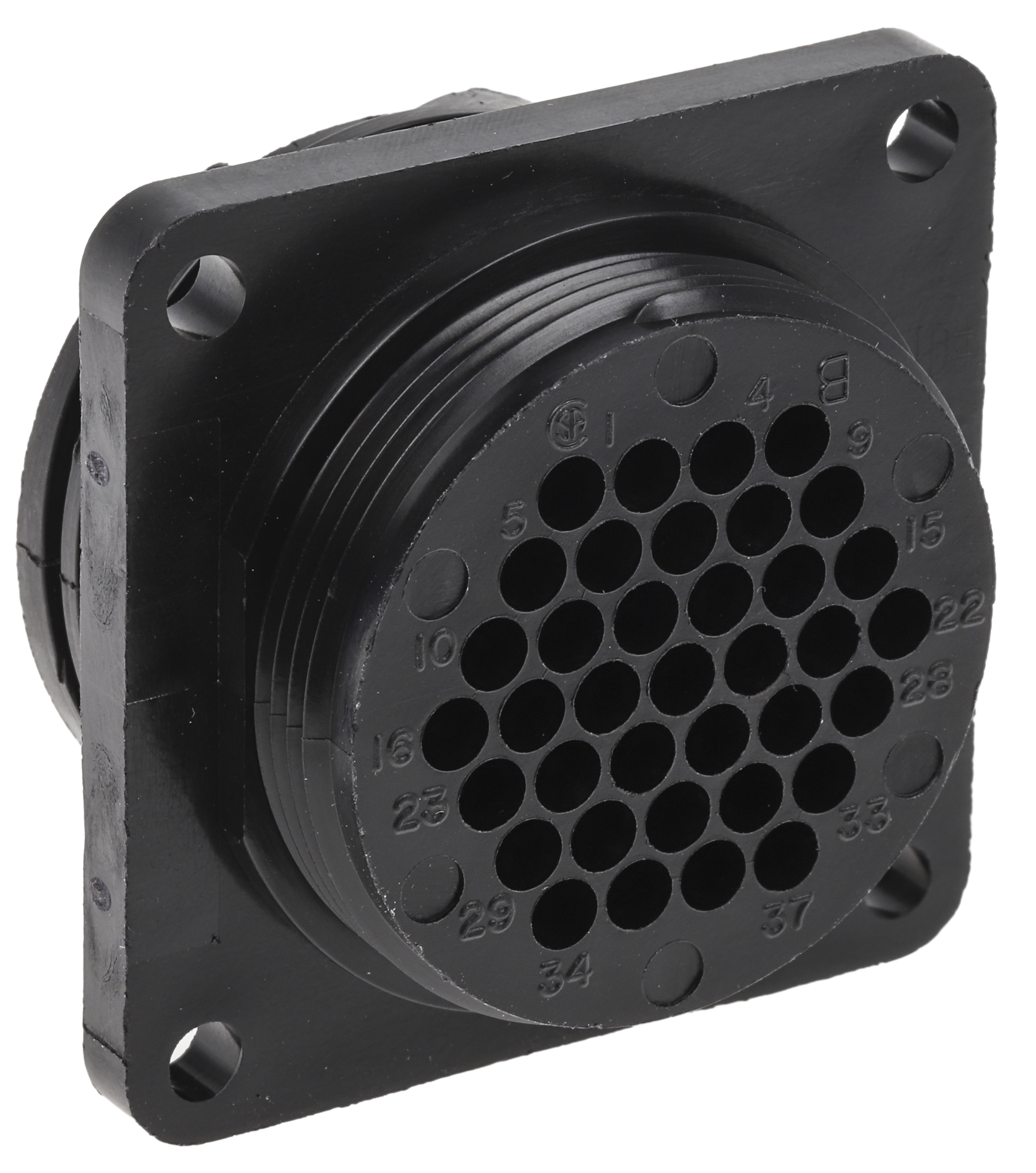 TE Connectivity Circular Connector, 37 Contacts, Panel, Standard Connector, Socket, Female, CPC Series
