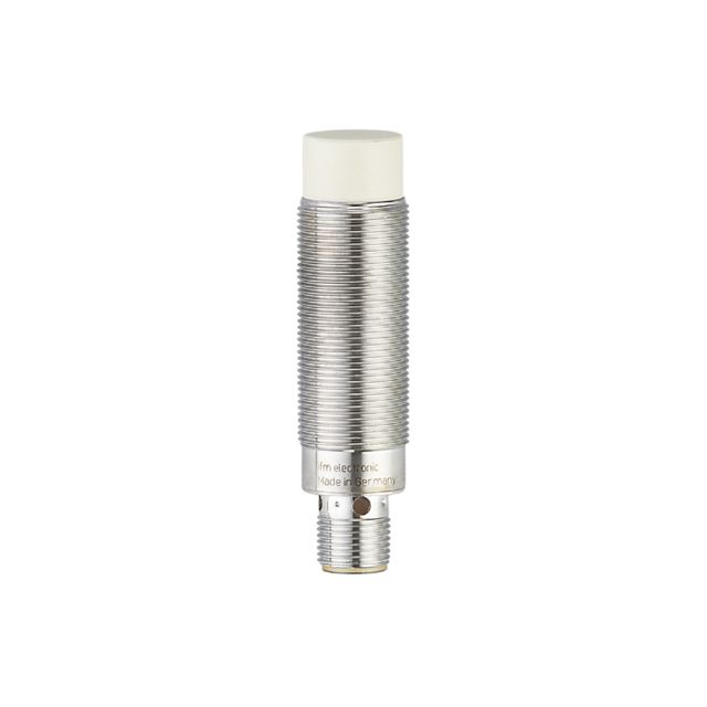ifm electronic Inductive Threaded Barrel Proximity Sensor, M18, 12 mm Detection, PNP/NPN NO, 10 → 36 V dc