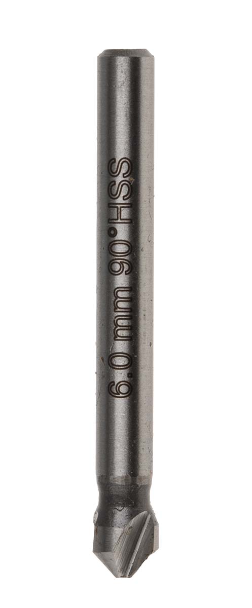 RS PRO HSS Drill Bit, 6mm Head, 3 Flute(s), 90°, 1 Piece(s)