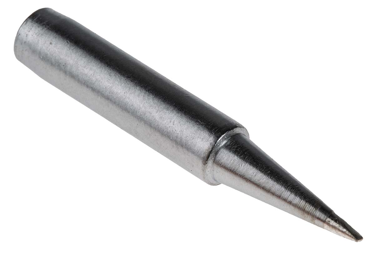 RS PRO 0.8 mm Straight Conical Soldering Iron Tip for use with AT60D, AT80D