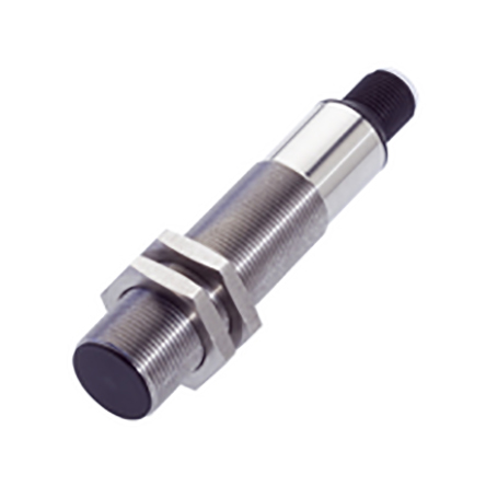 BALLUFF Capacitive Threaded Barrel Proximity Sensor, M18, 8 mm Detection, PNP NO, 10 → 30 V dc