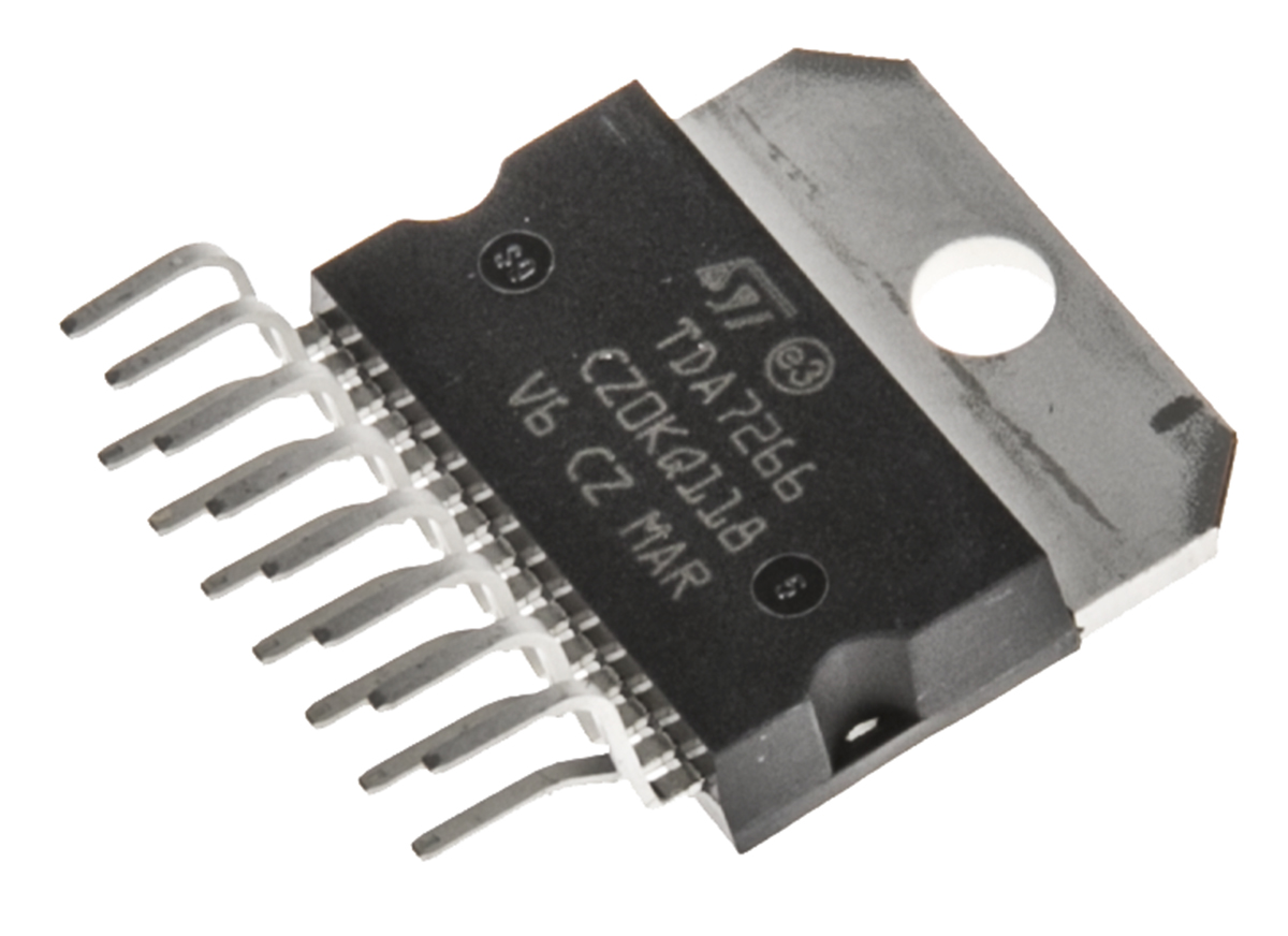 STMicroelectronics,7W, 15-Pin MULTIWATT V TDA7266