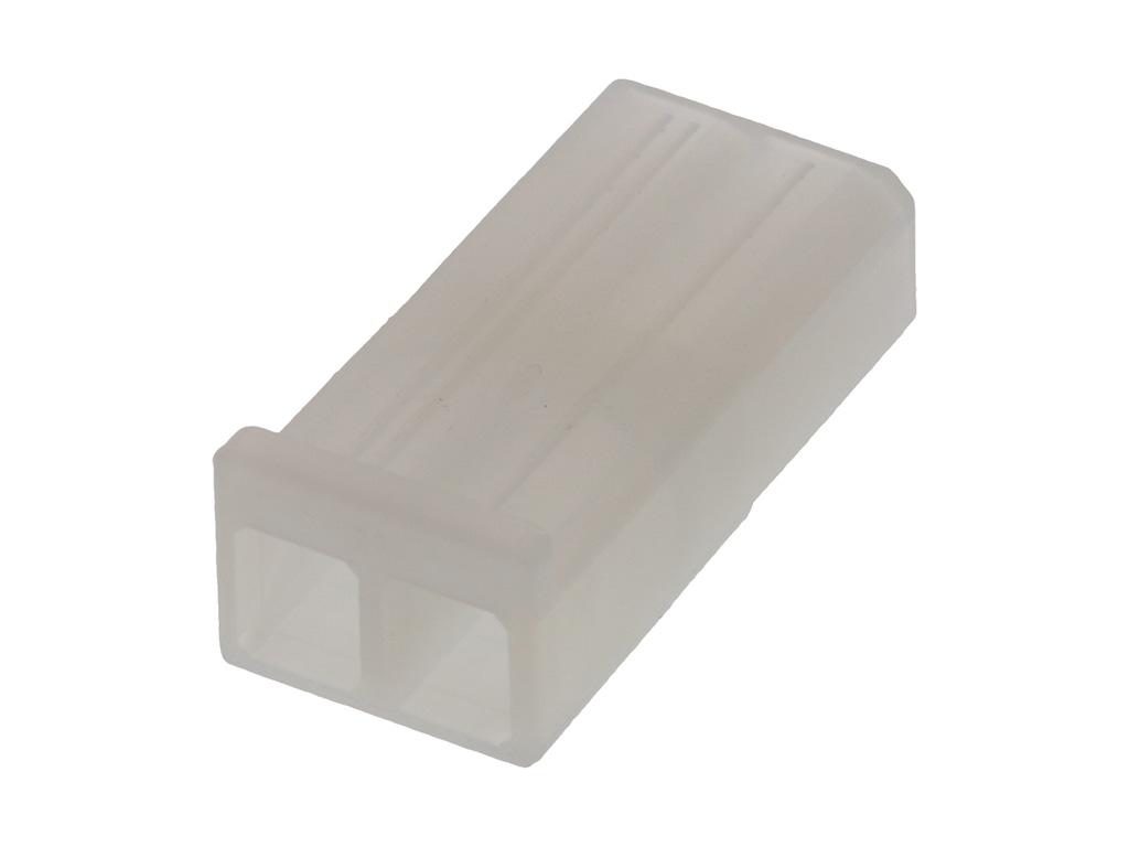 Molex Plug Crimp Connector Housing, 4.8mm Pitch, 2 Way, 1 Row