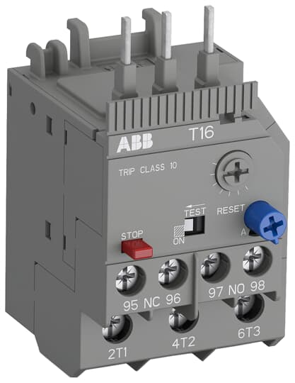 ABB Thermal Overload Relay 1NC/1NO, 1.0 → 1.3 A F.L.C, 1.3 A Contact Rating, 600 V dc, 3P, Thermal Overload
