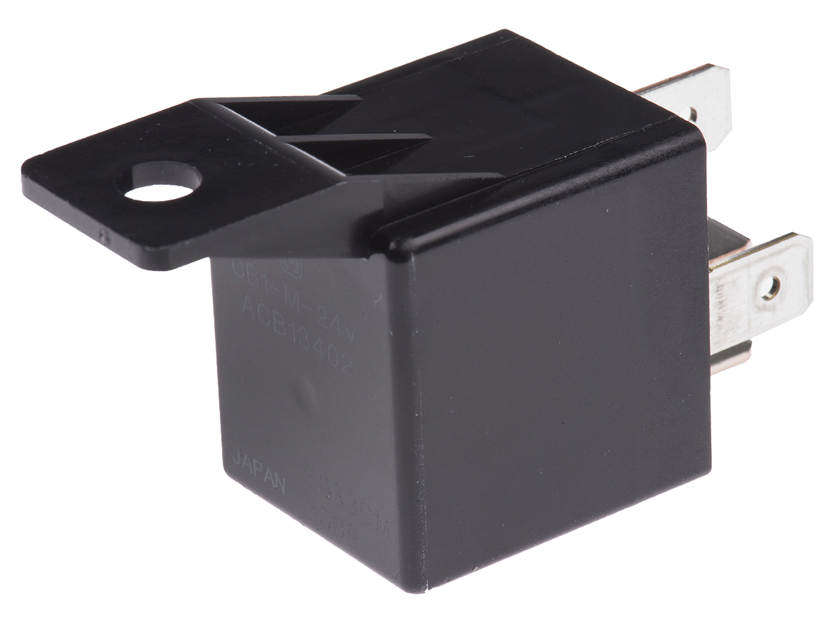 Panasonic PCB Mount Automotive Relay, 24V dc Coil Voltage, 20A Switching Current, SPDT