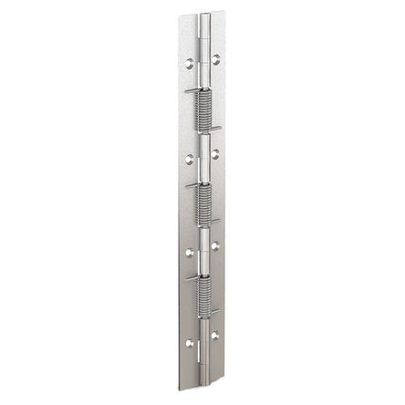 Pinet Steel Spring Hinge, Screw Fixing, 240mm x 40mm x 1.5mm