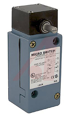 Honeywell HDLS Series Limit Switch, 2NO/2NC, IP65, IP66, IP67, DPDT, Die Cast Zinc Housing, 600V ac Max, 10A Max