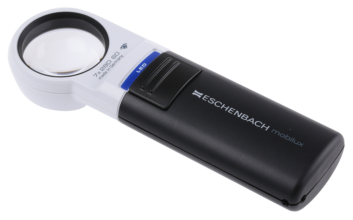 Eschenbach Illuminated Magnifier, 7X x Magnification, 35mm Diameter