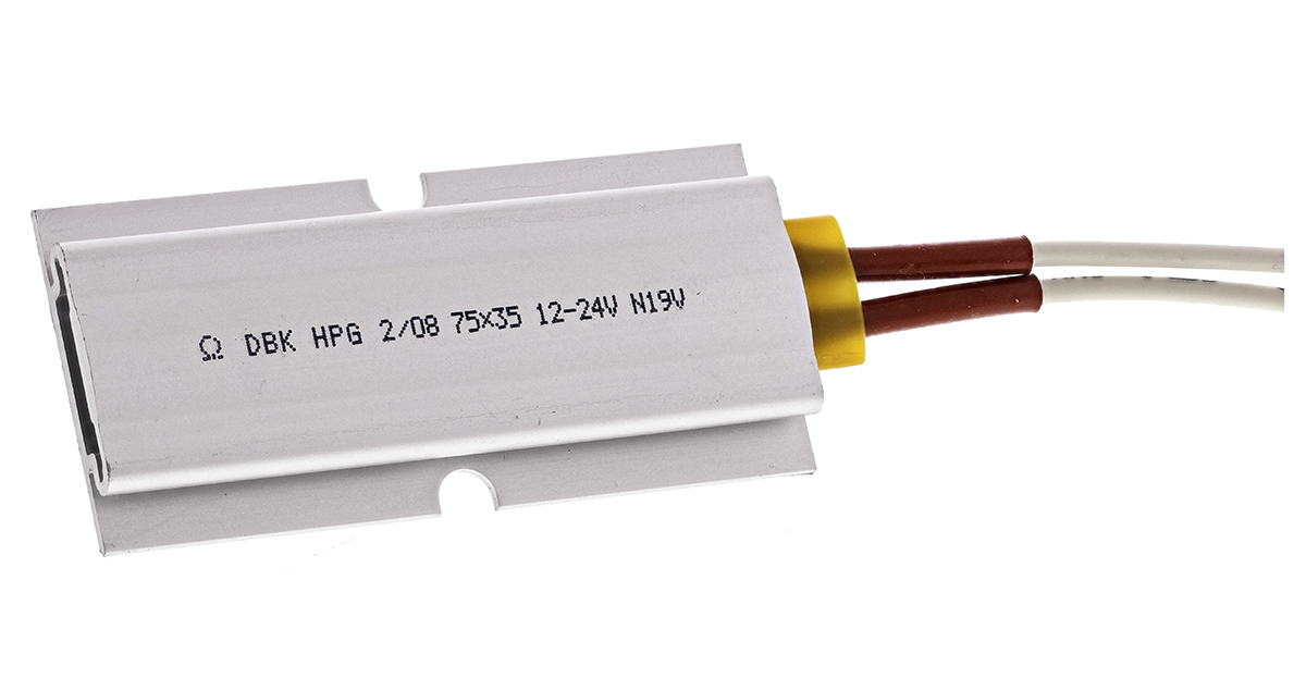 DBK Enclosures Heating Element, 7.5mm, 18 W, 12 → 30 V ac/dc