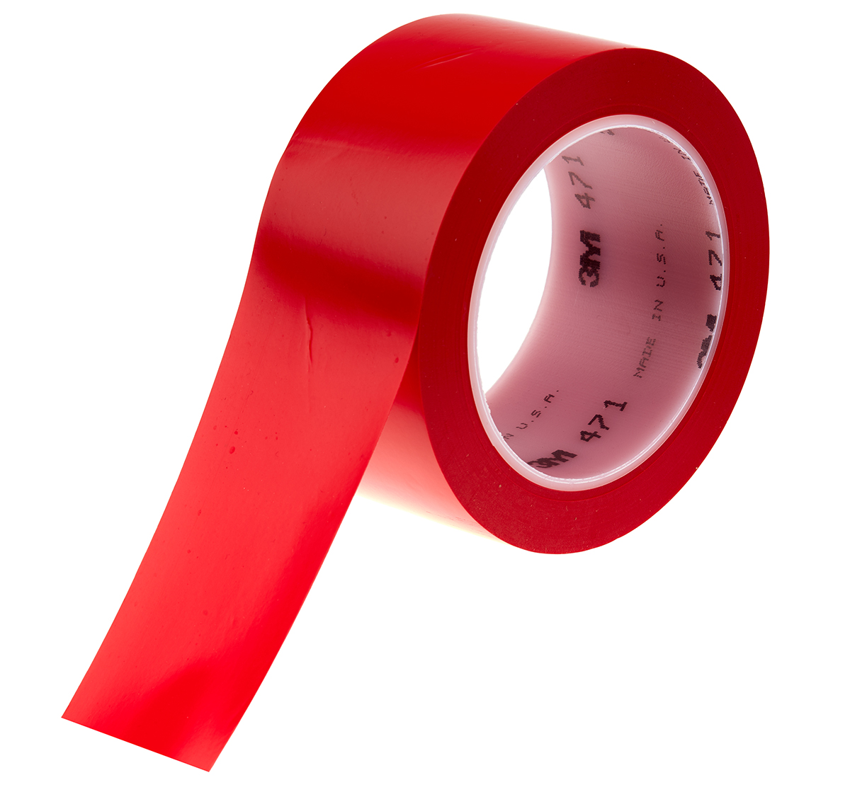 3M 471 Red PVC 33m Lane Marking Tape, 0.14mm Thickness