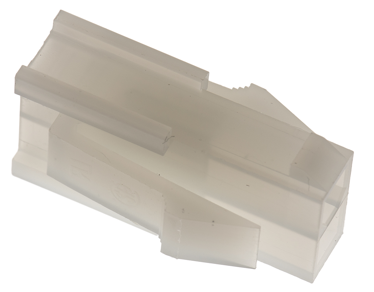 TE Connectivity, VAL-U-LOK Male Connector Housing, 4.2mm Pitch, 2 Way, 2 Row