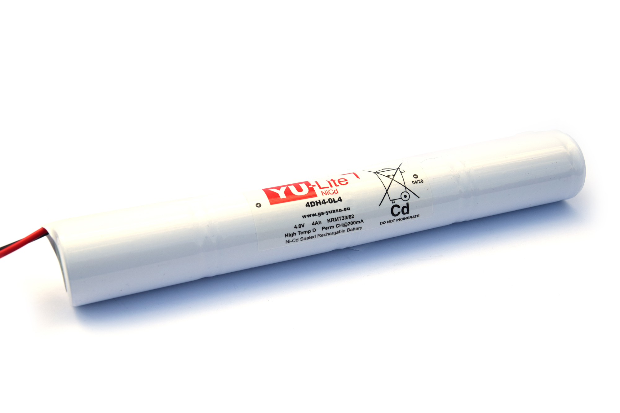 Yuasa NiCd 4.8V, D Battery