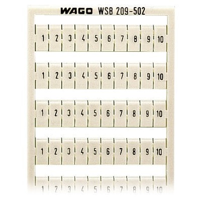 WAGO, 209 Marking Card