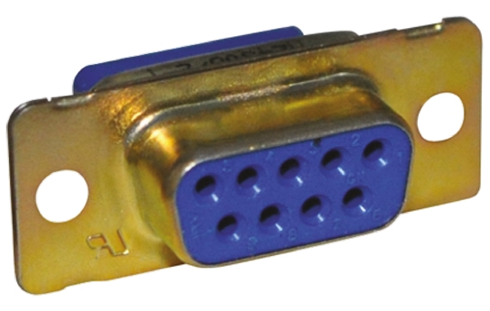 TE Connectivity Amplimite 109 9 Way Cable Mount D-sub Connector Socket