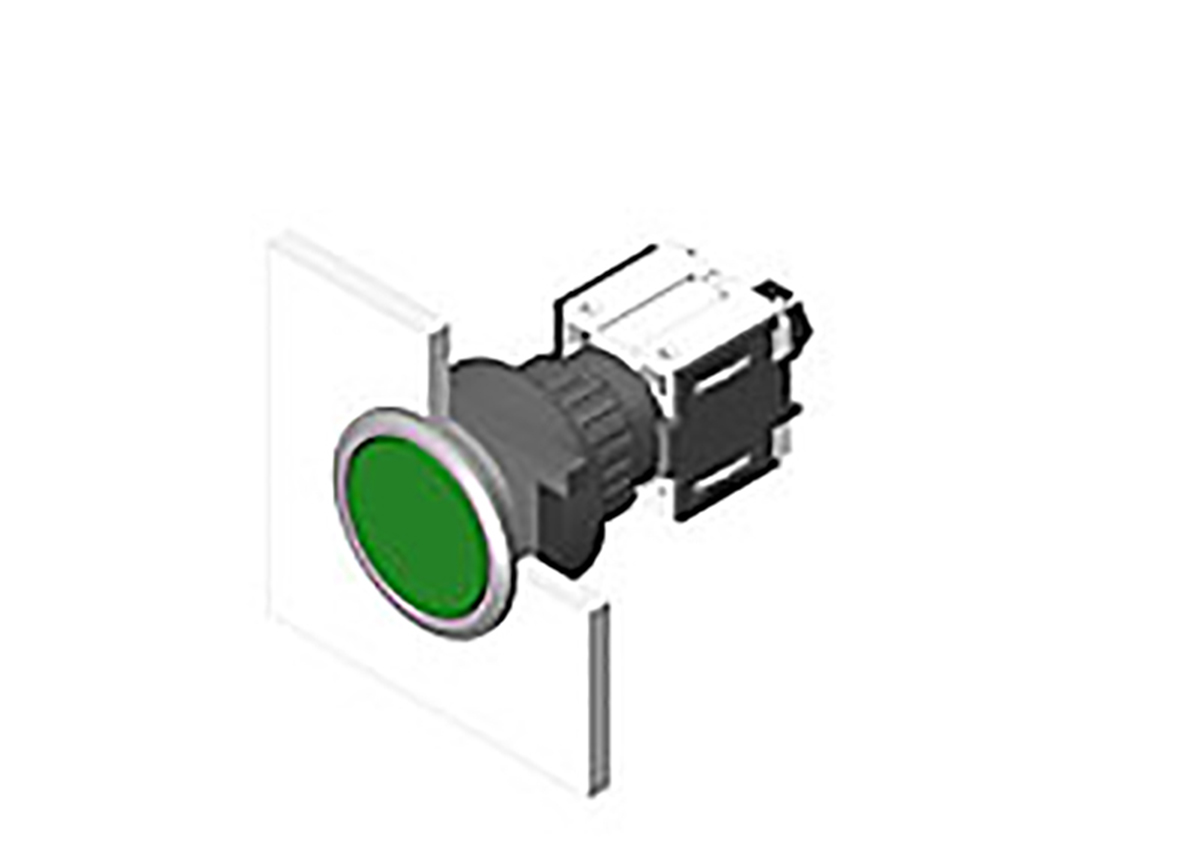 EAO Illuminated Push Button Switch for Use with Series 71 Switches