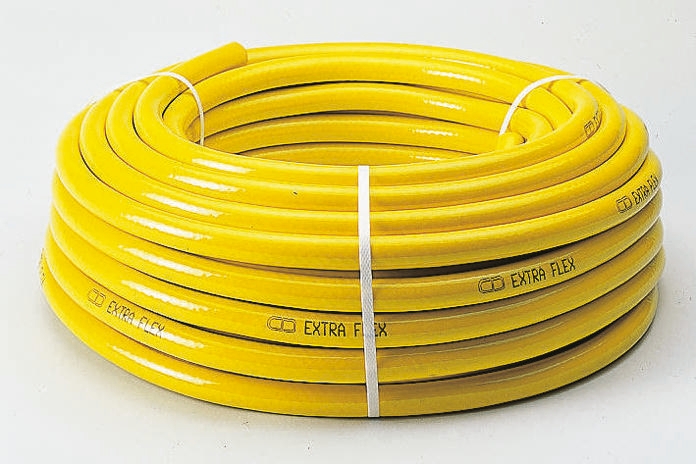RS PRO PVC, Hose Pipe, 12mm ID, 17.5mm OD, Yellow, 25m