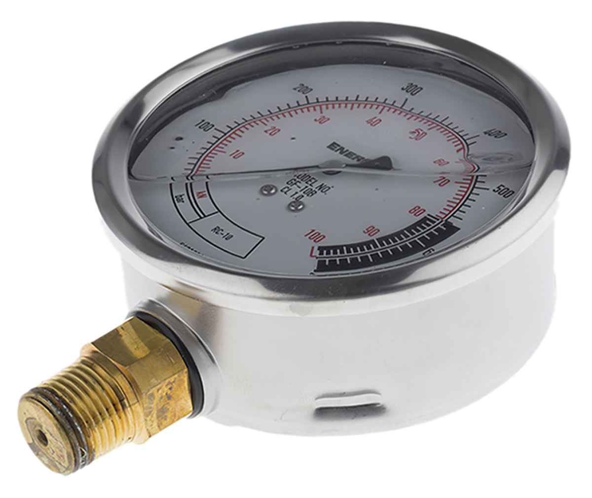 Enerpac Analogue Pressure Gauge 700bar Bottom Entry 100mm Outside Diameter