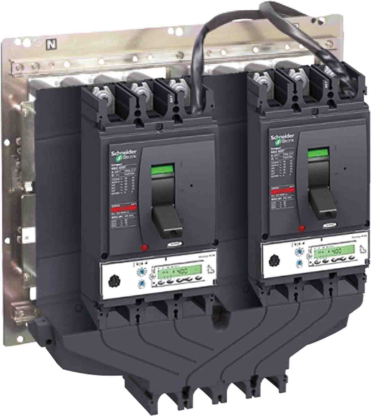 Schneider Electric Compact Nsx, Compact Nsx Dc, Easypact Cvs Mechanical Interlock for use with Compact Nsx 400/630