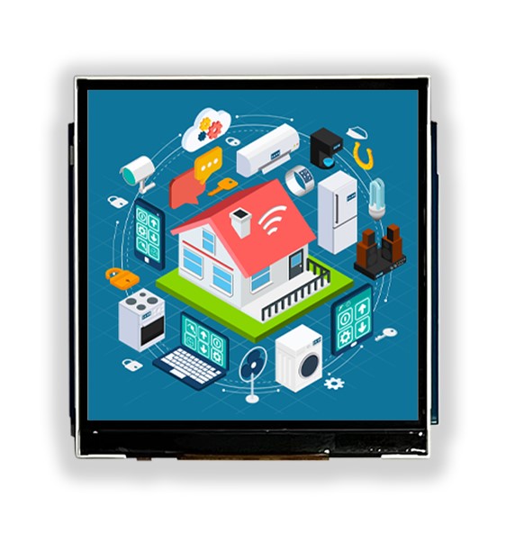 Midas MDT0340A-USBC IPS TFT TFT LCD Display / Touch Screen, 3.4in, 480 X 480pixels