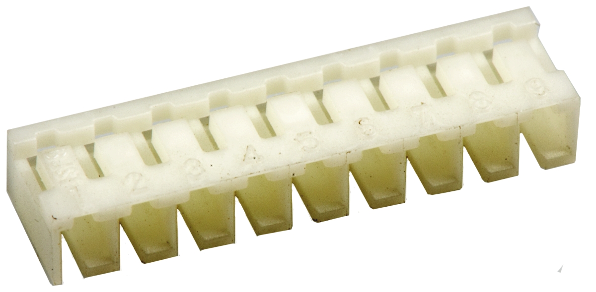 JST, SJN Male Connector Housing, 2mm Pitch, 9 Way, 1 Row Side Entry