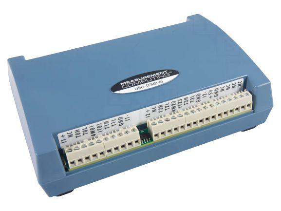Digilent MCC USB-TEMP Data Acquisition, 8 Channel(s), USB, 16sps, 24 bits