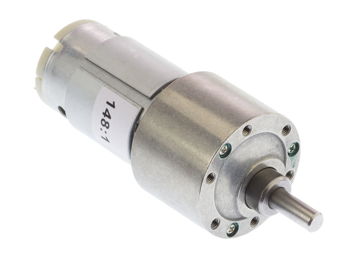 RS PRO Geared DC Motor, 7 W, 4.5 → 15 V dc, 114 gcm, 7300 rpm, 6mm Shaft Diameter