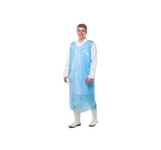 Reldeen Green Polythene Liquid Resistant Disposable Apron