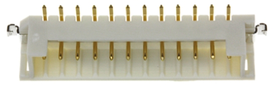 Hirose DF3 Series Straight Surface PCB Header, 2 Contact(s), 2 mm Pitch, 1 Row, Shrouded