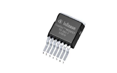 Infineon IMBF Type N-Channel MOSFET, 64 A, 100 V N, 7-Pin TO-263 IMBF170R450M1XTMA1