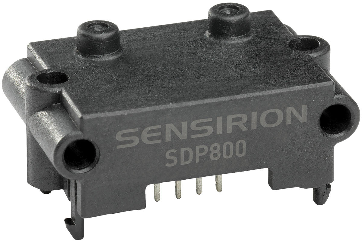 Sensirion Differential Pressure Sensor, +125Pa Operating Max, Manifold Mount, PCB Mount, 4-Pin, 1bar Overload Max