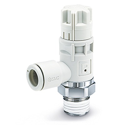 SMC AS2 Series Threaded Pneumatic Silencer & Exhaust Restrictor Function Fitting, R 1/4 Inlet Port, 8mm Tube Inlet