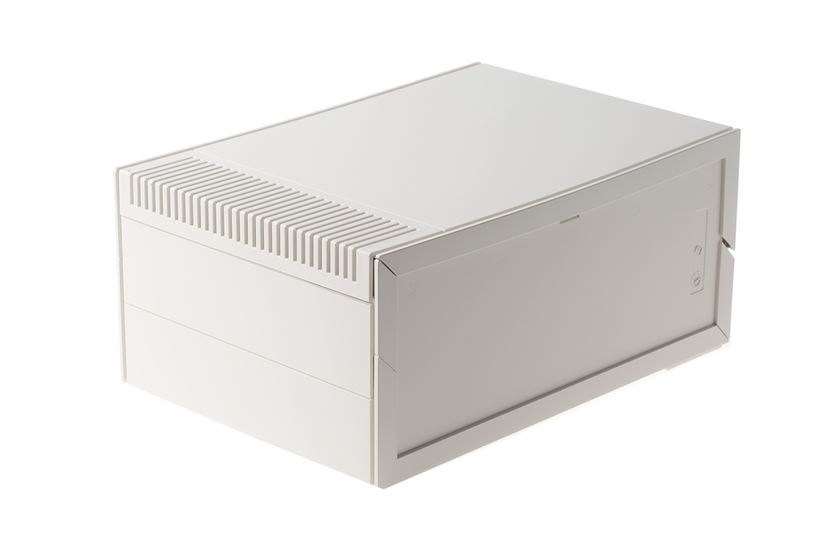 OKW Multitec White ABS Instrument Case, 290 x 200 x 124mm