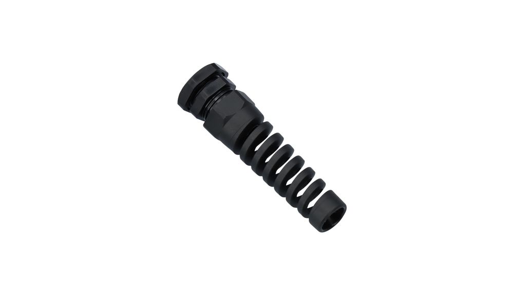 RND RND 465 Series Black Polyamide Cable Gland, M25 Thread, 13mm min., 18mm max., IP68