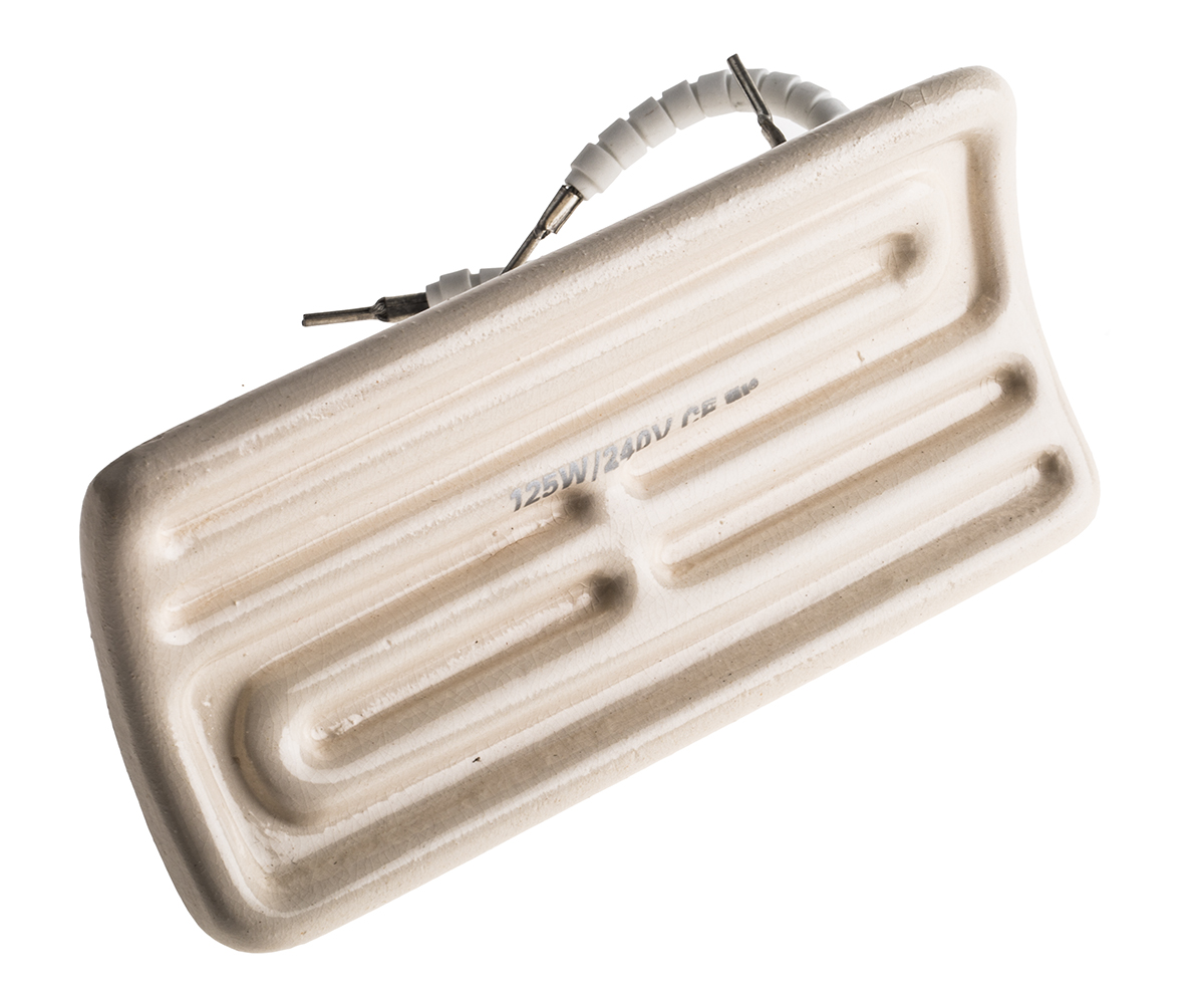 RS PRO Ceramic Heating Element, 122mm, 125 W, 230 V ac