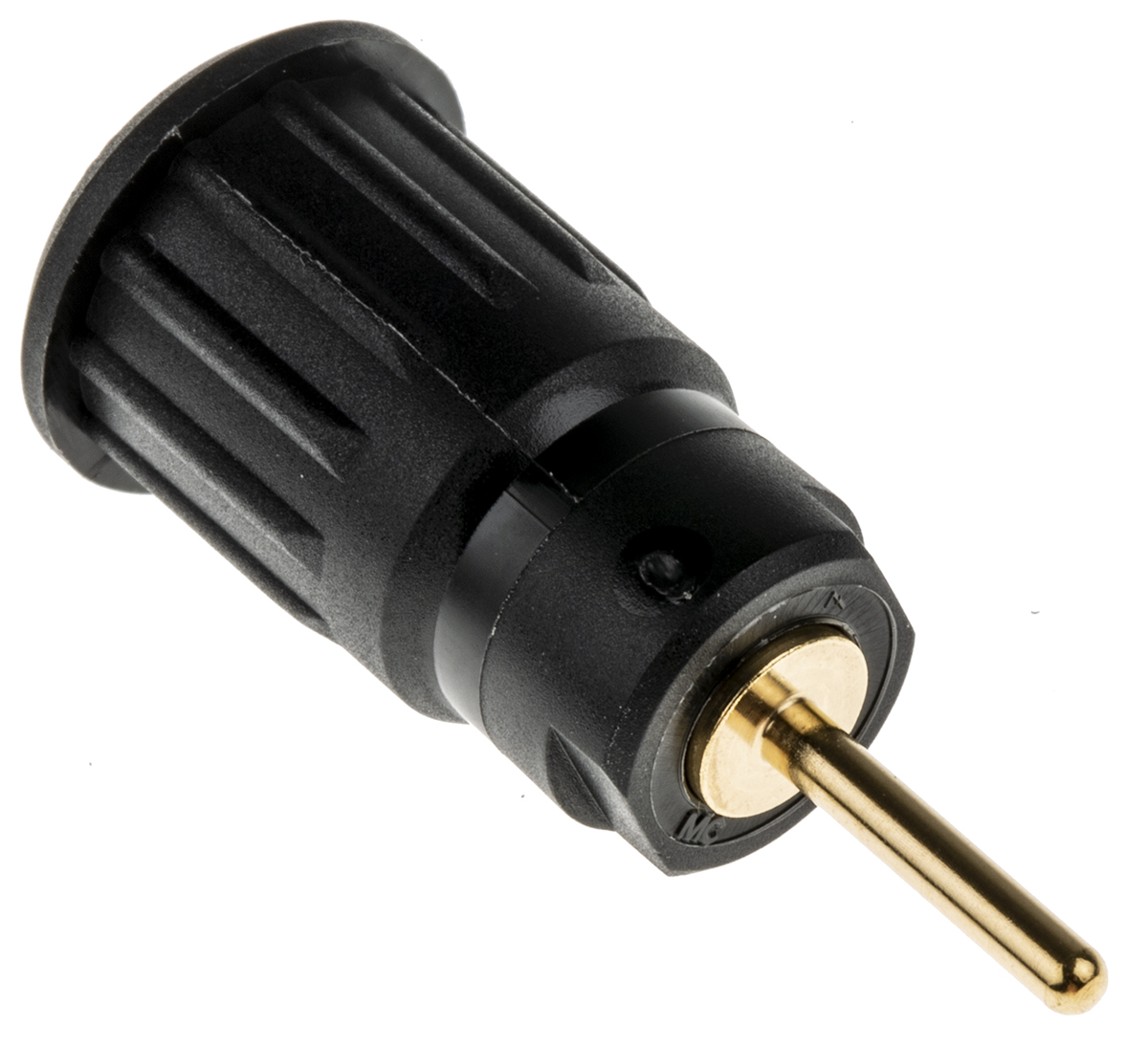 Staubli Black Female Banana Socket, 4 mm Connector, Press Fit Termination, 24A, 1000V, Gold Plating