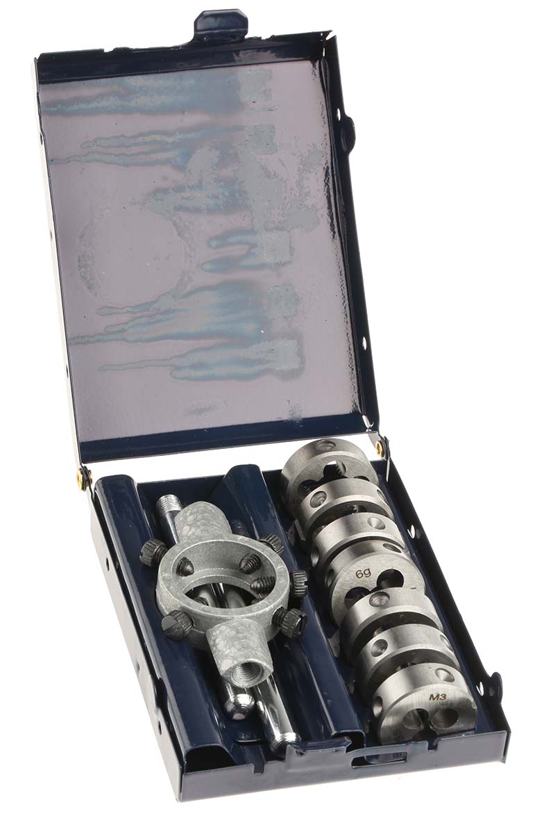 EVENTUS 8-Piece Die Set, M3 - M12 Taps, M3 - M12 Dies