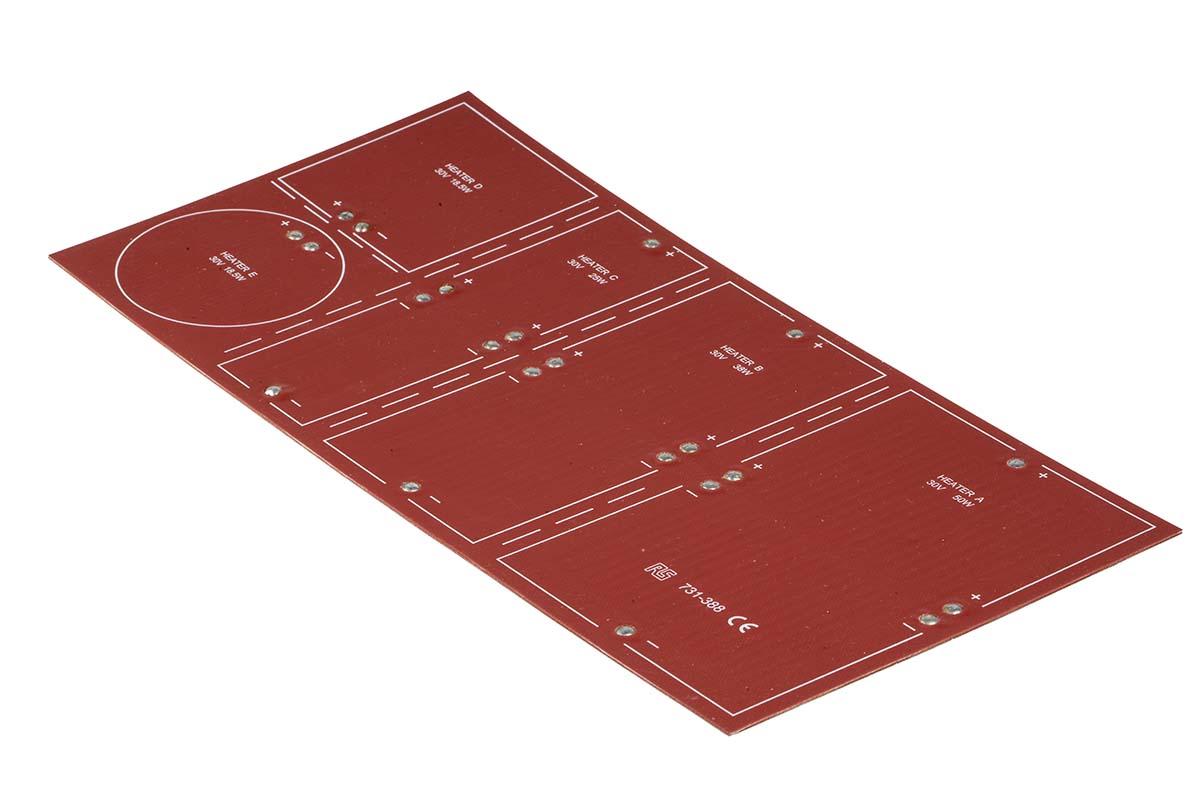 RS PRO Silicone Heater Mat, 150 W, 150 x 300mm, 30 V dc