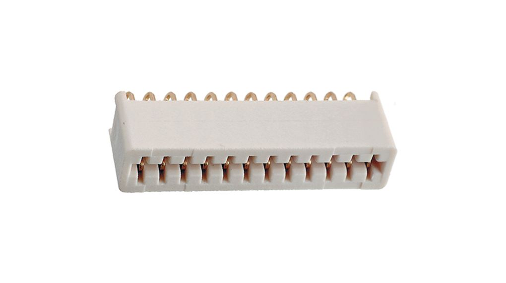Crameda Intersys CU 400 Series Straight PCB Header, 12 Contact(s), 2.54 mm Pitch, 1 Row, Unshrouded