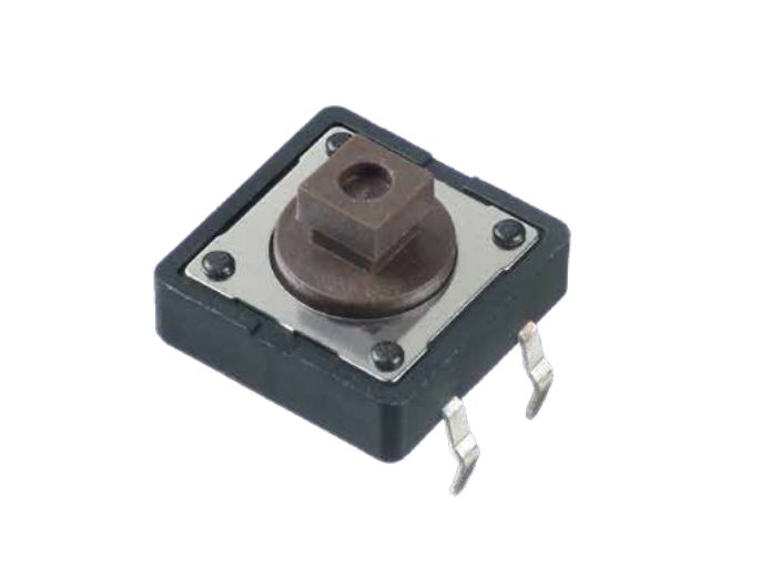 APEM Brown Tact Switch, SPST 50mA 4.3mm Through Hole
