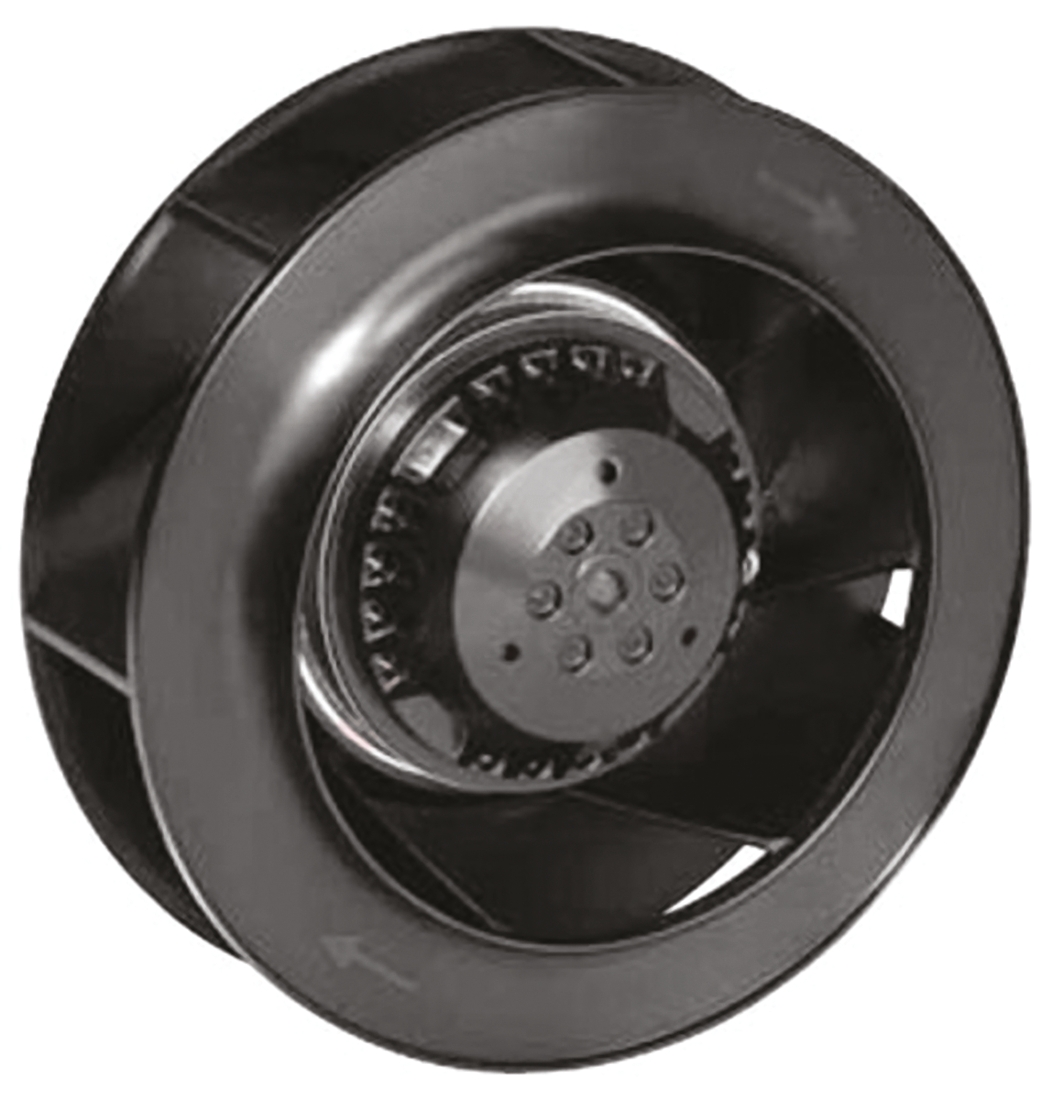 ebm-papst R2E220 Series Centrifugal Fan, 115 V ac, AC Operation, 221.4 (Dia.) x 71 Dmm