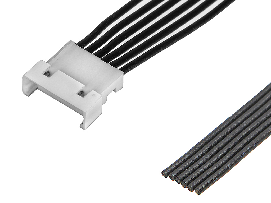 Molex 6 Way Male PicoBlade Unterminated Wire to Board Cable, 225mm