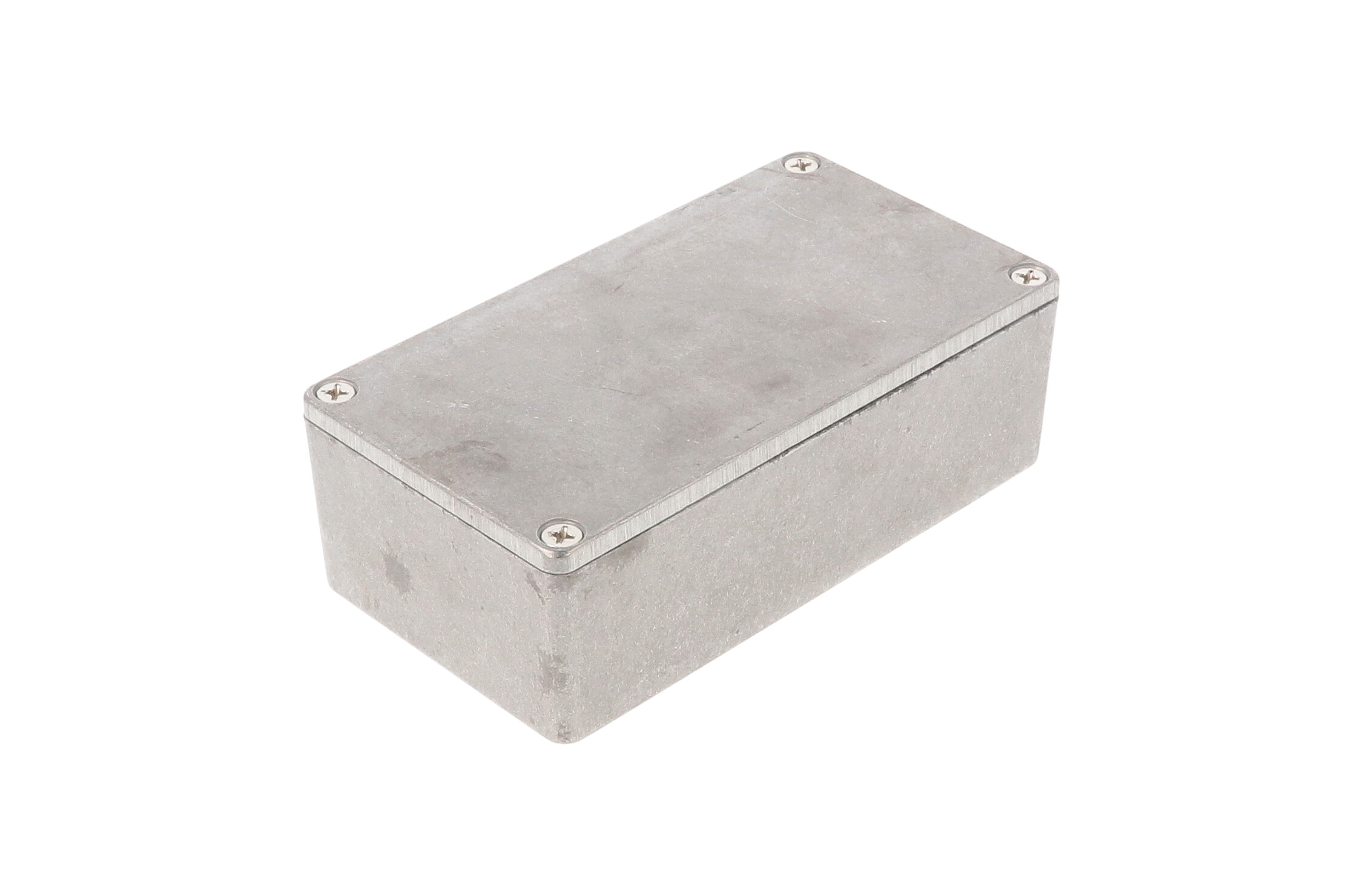 Hammond 1590 Series Natural Die Cast Aluminium Enclosure, IP54, Natural Lid, 121.2 x 65.5 x 39.8mm