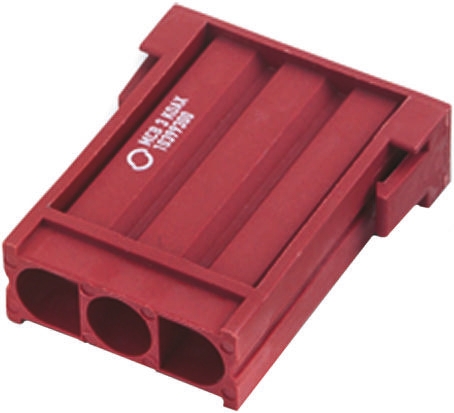 EPIC Heavy Duty Power Connector Module, Female, MC Coax, MCB Series, 3 Contacts