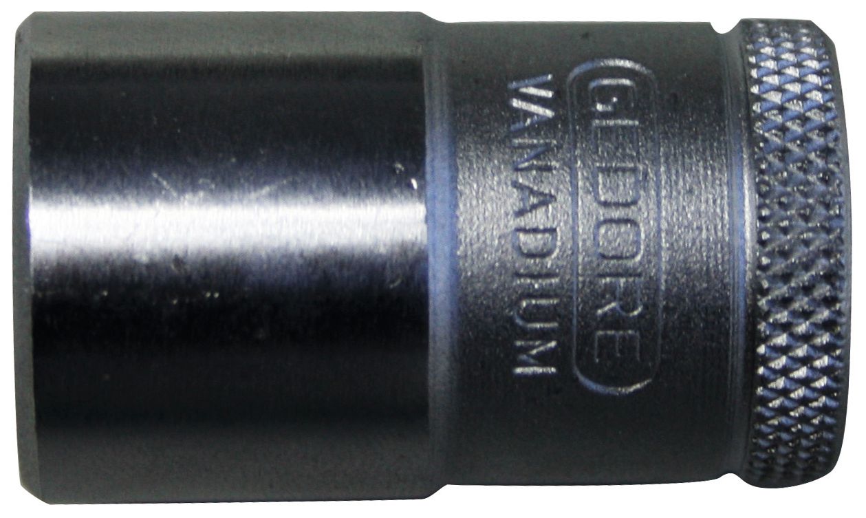 Gedore 1/2 in Drive 19mm Standard Socket, 6 point, 40 mm Overall Length
