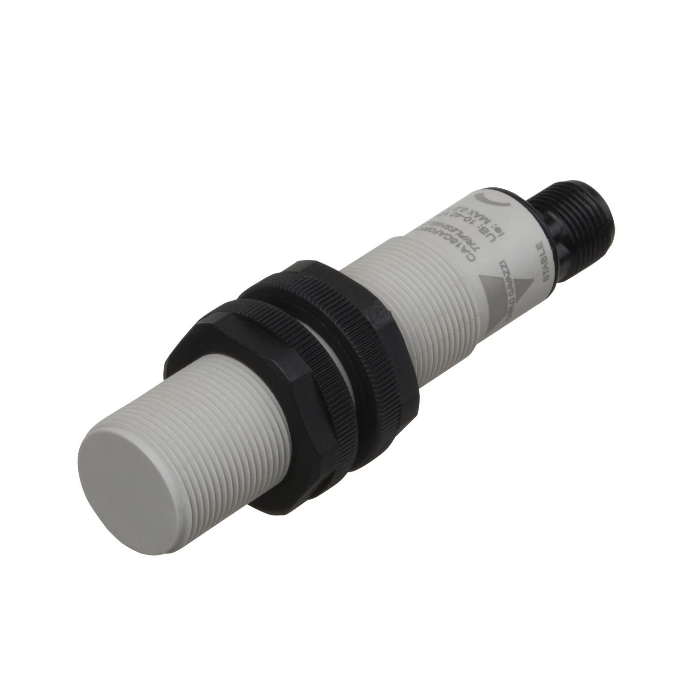 Carlo Gavazzi Capacitive Threaded Barrel Proximity Sensor, M18, 8 mm Detection, PNP NO+NC, 10 → 40 V dc