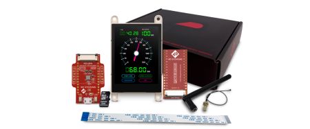 4D Systems SK-GEN4-ESP32-28CT, GEN4-ESP32-28CT Starter Kit 2.8in TFT Starter Kit With ESP32 SoC for Display Development