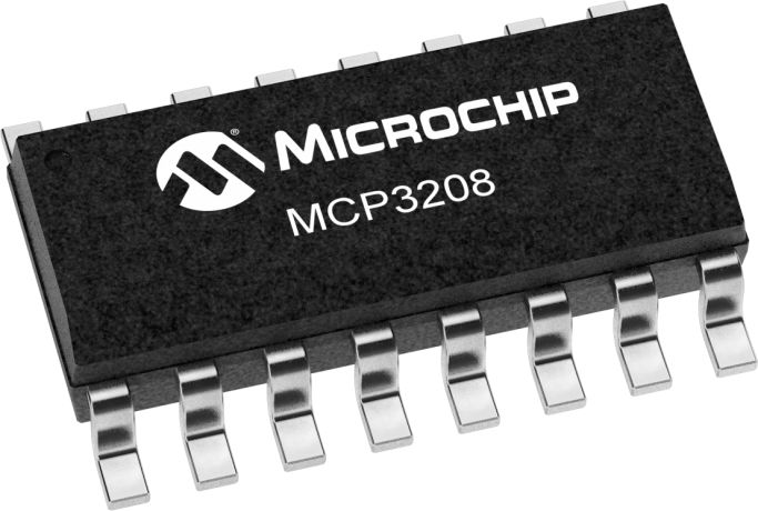 Microchip, Quad 12- ADC 100ksps, 16-Pin SOIC