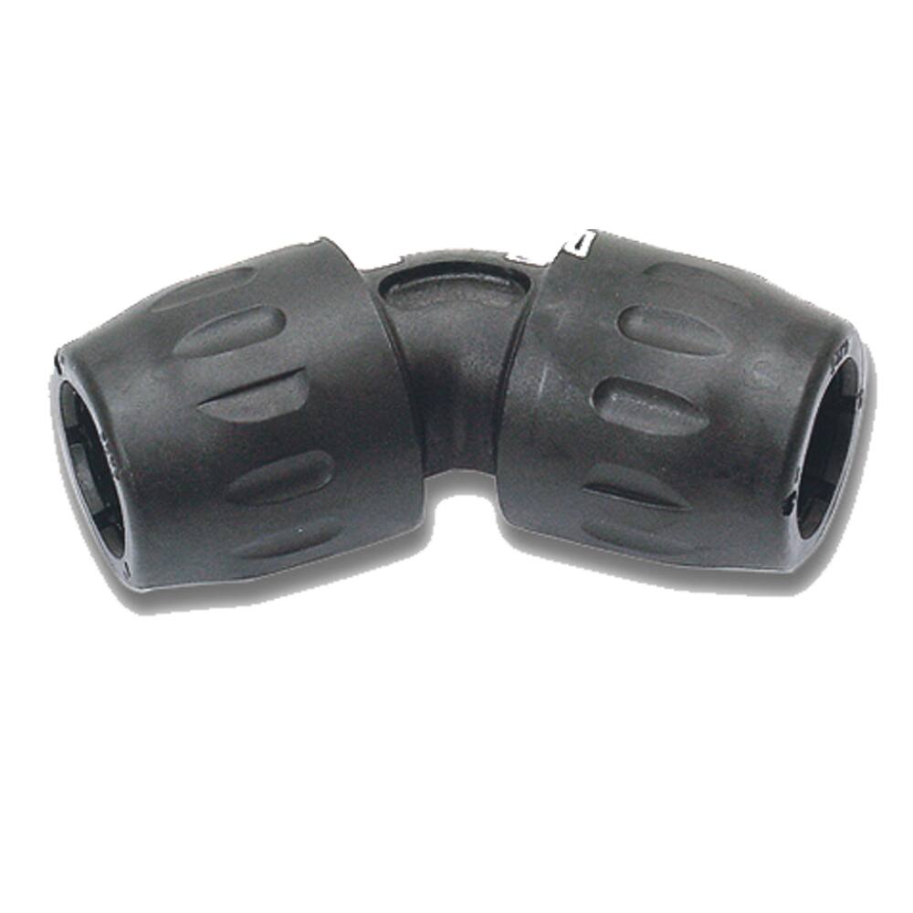 Transair 16 Bar Glass Fibre Reinforced PA Elbow Connector, 44.5mm outside diameter