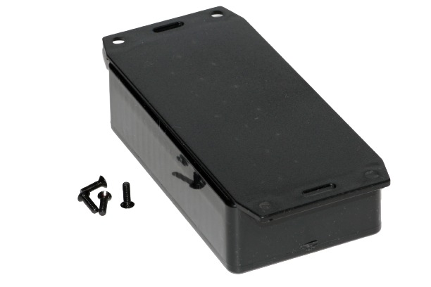 Hammond 1591 Series ABS General Purpose Enclosure, IP54, Flanged, 112 x 28 x 61mm