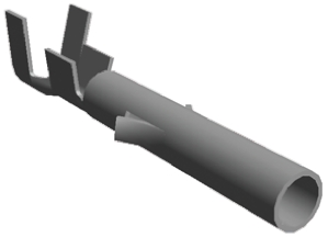 TE Connectivity .062 Commercial Series Female Crimp Terminal, 24AWG Min, 18AWG Max